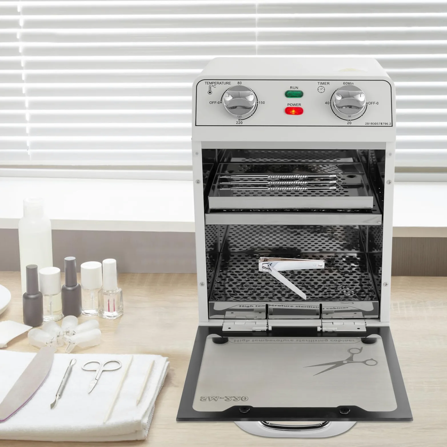 Hochtemperatur-Werkzeug-Desinfektionskabinett, Hochtemperatur-Sterilisator, Sterilisator für Restaurants, Küchen, Wohnzimmer, Friseure