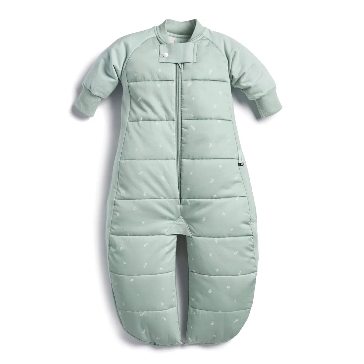 ergoPouch Baby Schlafsack, 8-24 Monate, ideal im Winter | Sage | TOG 2.5 | Umwandelbar in einen Schlafsack mit Füßen/mit Beinen | Mit Ärmeln, 100% Bio Baumwolle, für Kinder