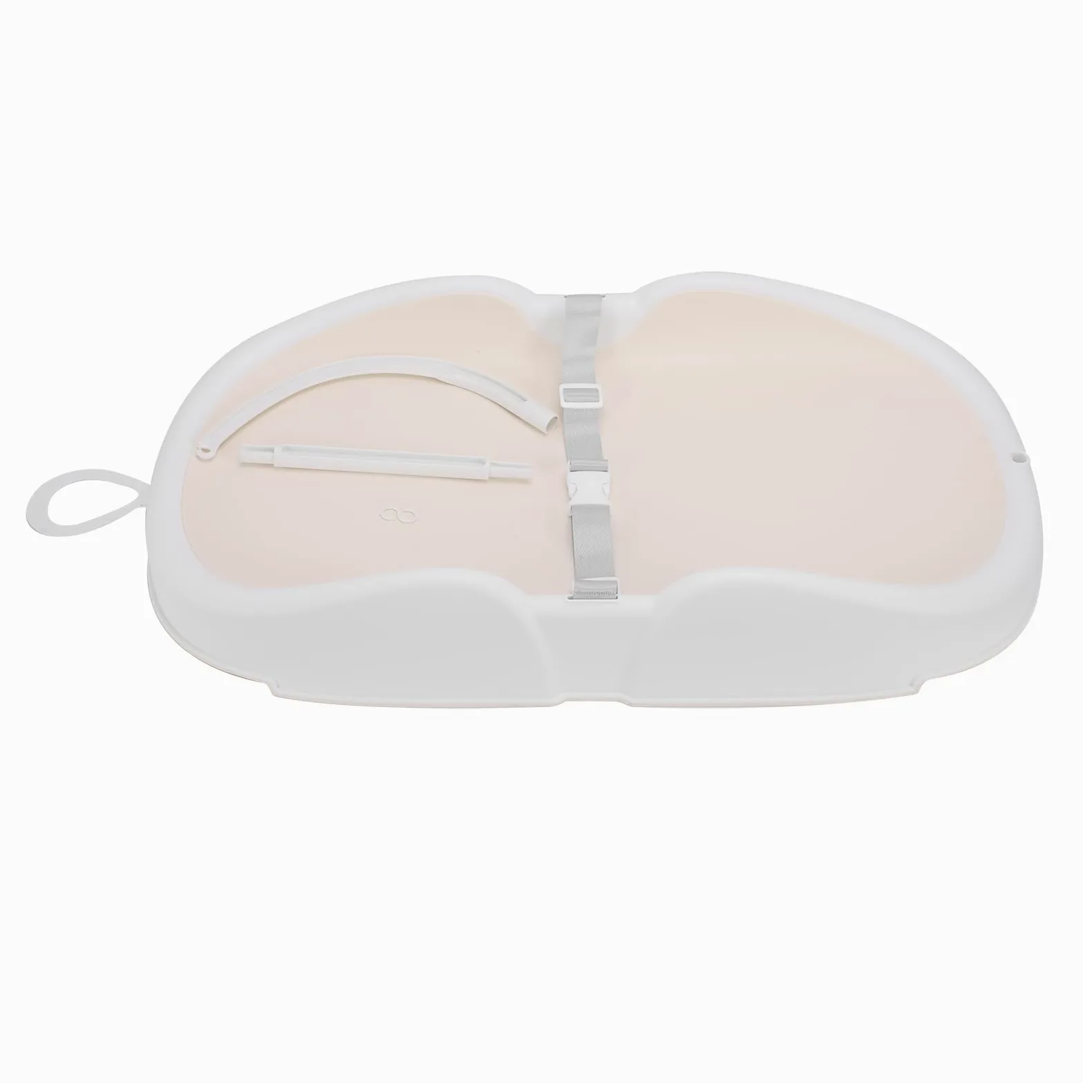 Bewinner Tragbare Baby-Wickelunterlage, Windel-Badestation für Neugeborene, für Kinderzimmer, Tisch, Mütter Unterwegs, Kunststoff, 28,74 X 16,14 Zoll (Beige)