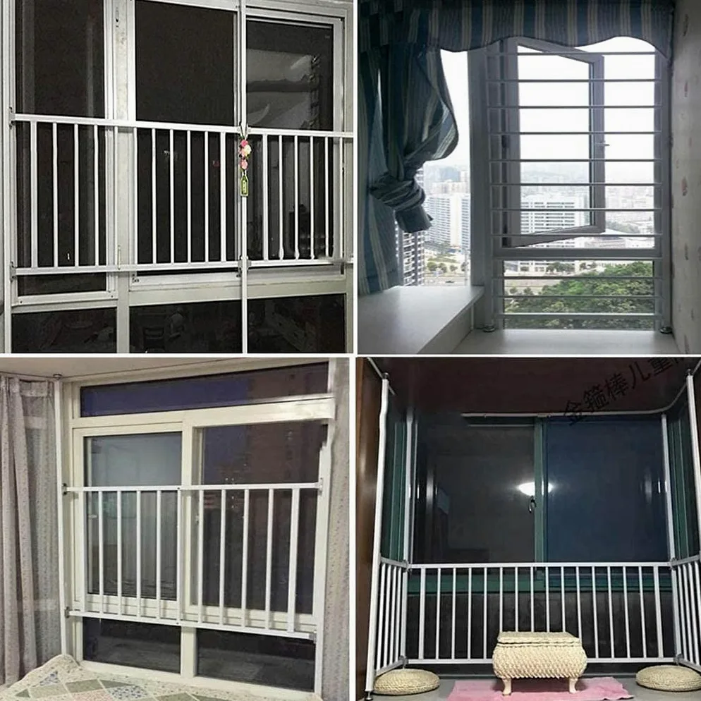 Schutzgitter für Fenster & Treppen | Einbruchschutzgitter | Sicherheitsgitter ohne Bohren | Kindersichere Fenstersicherung | Langlebige & zuverlässige Sicherheitslösung