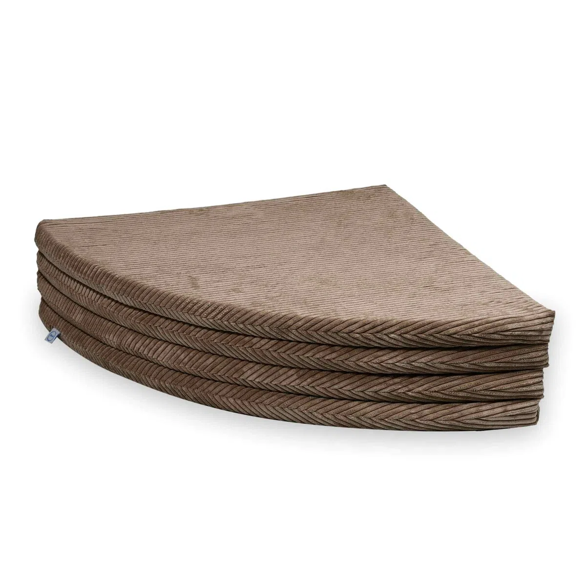 Mimii Baby Spielmatte 160 cm Rund Faltbar cord toffee - Große Krabbelmatte aus Schaumstoff - Bodenmatte Kinderzimmer - Spielteppich Baby - Sicher & Waschbar
