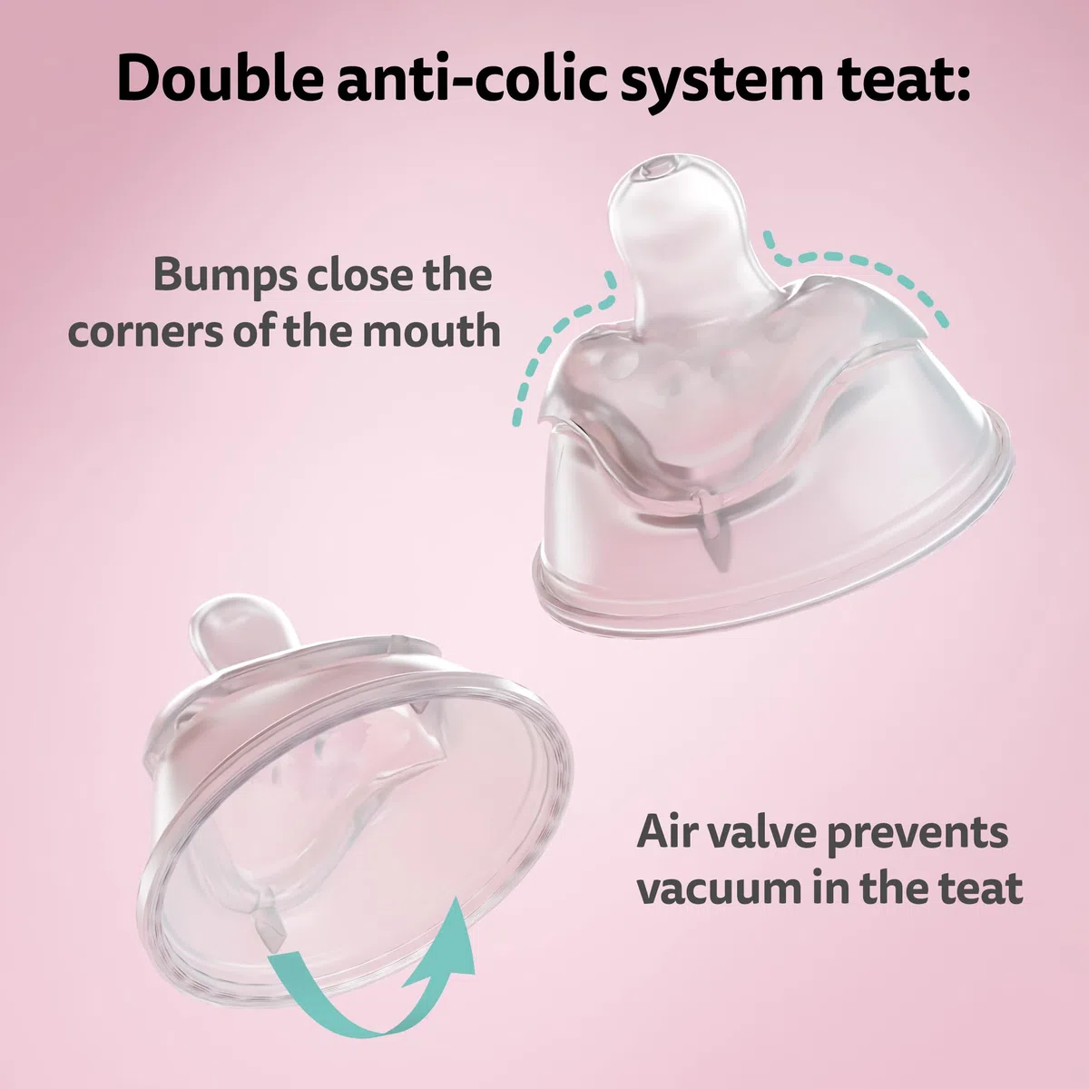 Superman DC Comics - Herobility Double Anti-Colic Baby Bottles – 8.5 fl oz/240ml – 3-pack