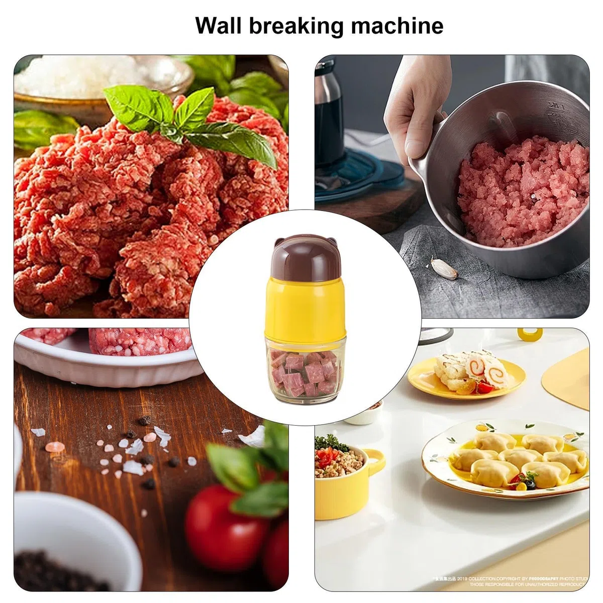Automatischer Lebensmittelmixer für Püree, tragbarer süßer Lebensmittelzubereiter, Küchenmaschine für Obst-Gemüse-Püree