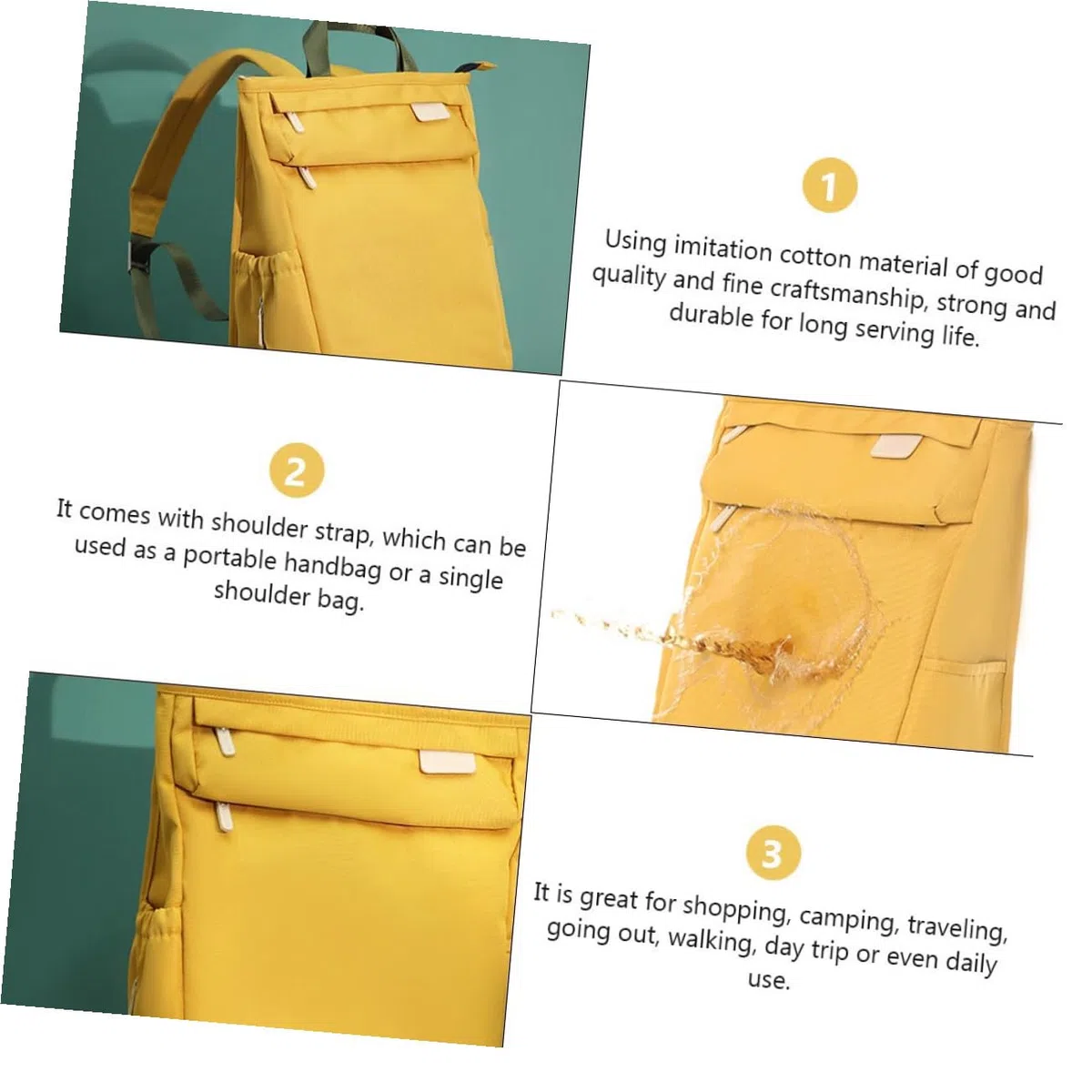 Vaguelly Wickeltasche für Babyausflüge mit Wickelauflage und Vielen Fächern für Windeln Flaschen und Mehr Praktischer Rucksack aus Robustem Material Leicht zu Reinigen für Täglichen