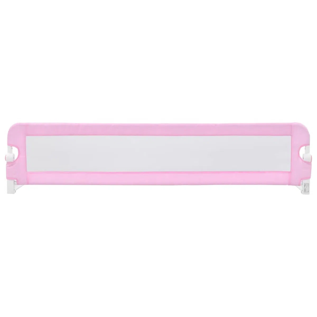 Gecheer Kleinkind-Bettschutzgitter Rosa 180x42 cm, Polyester, klappbar, waschbares Netzgewebe, Metallschlauch, Matratzen 10-20 cm, für Kinder 18 Monate bis 5 Jahre