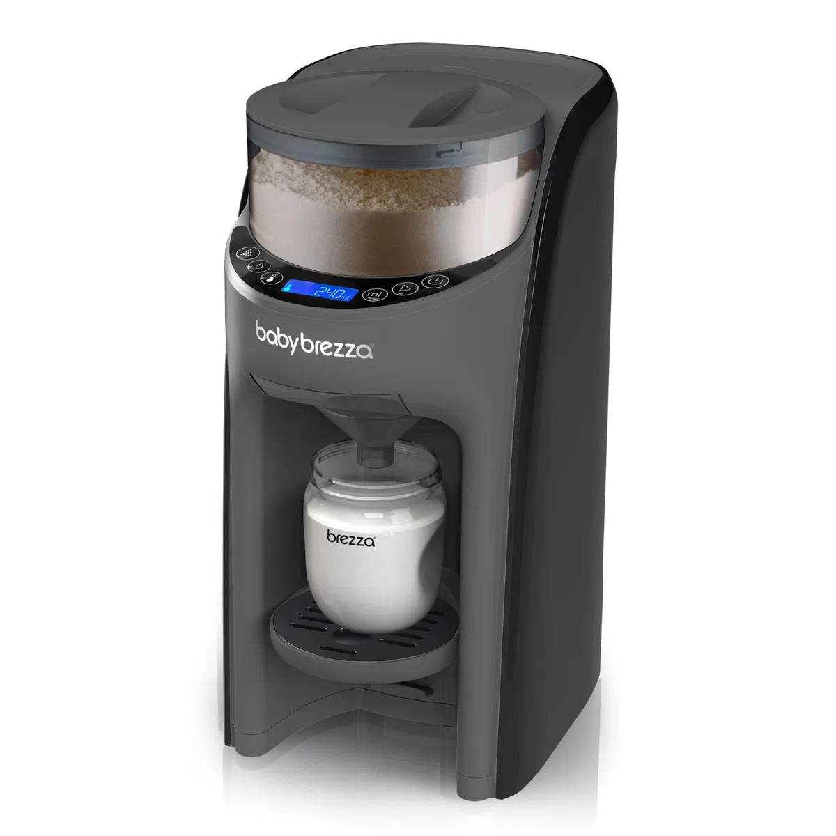 Baby Brezza Formula Pro Advanced Automatischer Flaschenzubereiter, 3 Temperaturen, BPA-frei, Charcoal Grau