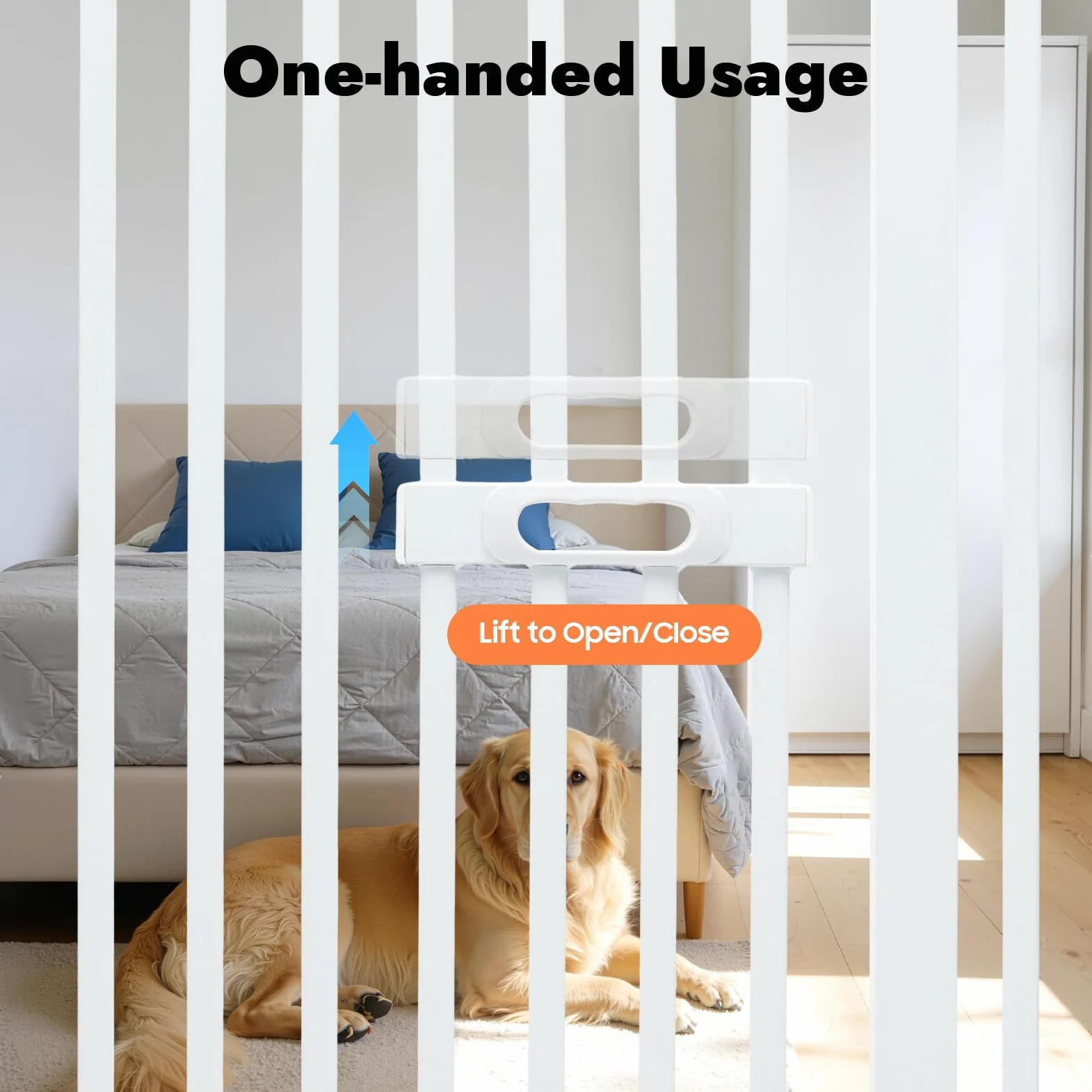 150cm Katzengitter Tür, Breite 76-85cm Hundeschutzgitter Ohne Bohren, Türgitter Katze, Katzengitter Balkontür, Türschutzgitter, Hundegitter Tür – für Haus, Treppe, Balkon