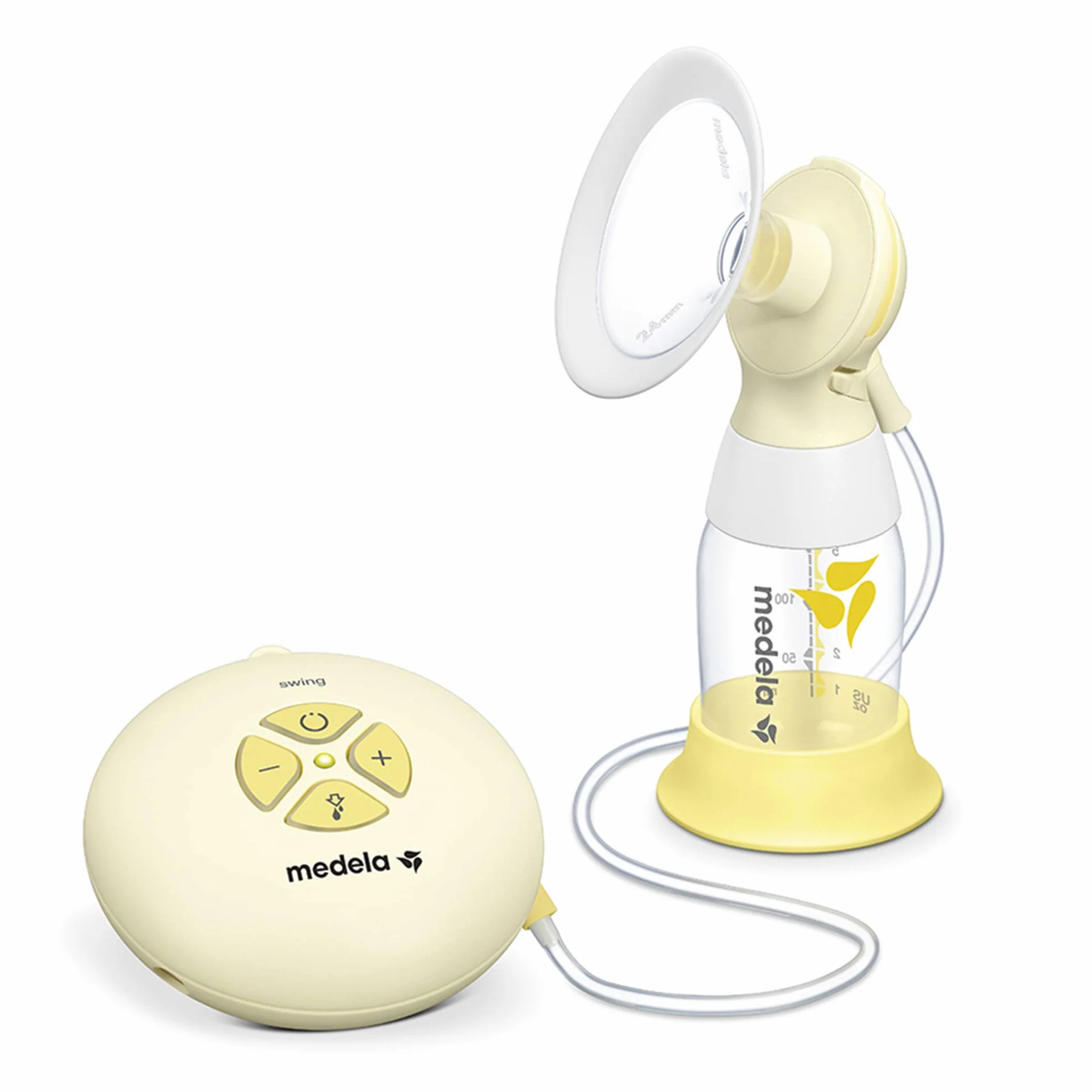 Medela Swing Flex elektrische Milchpumpe – Kompaktes Design – Mit PersonalFit Flex Brusthauben und Medela 2-Phasen-Expression-Technologie