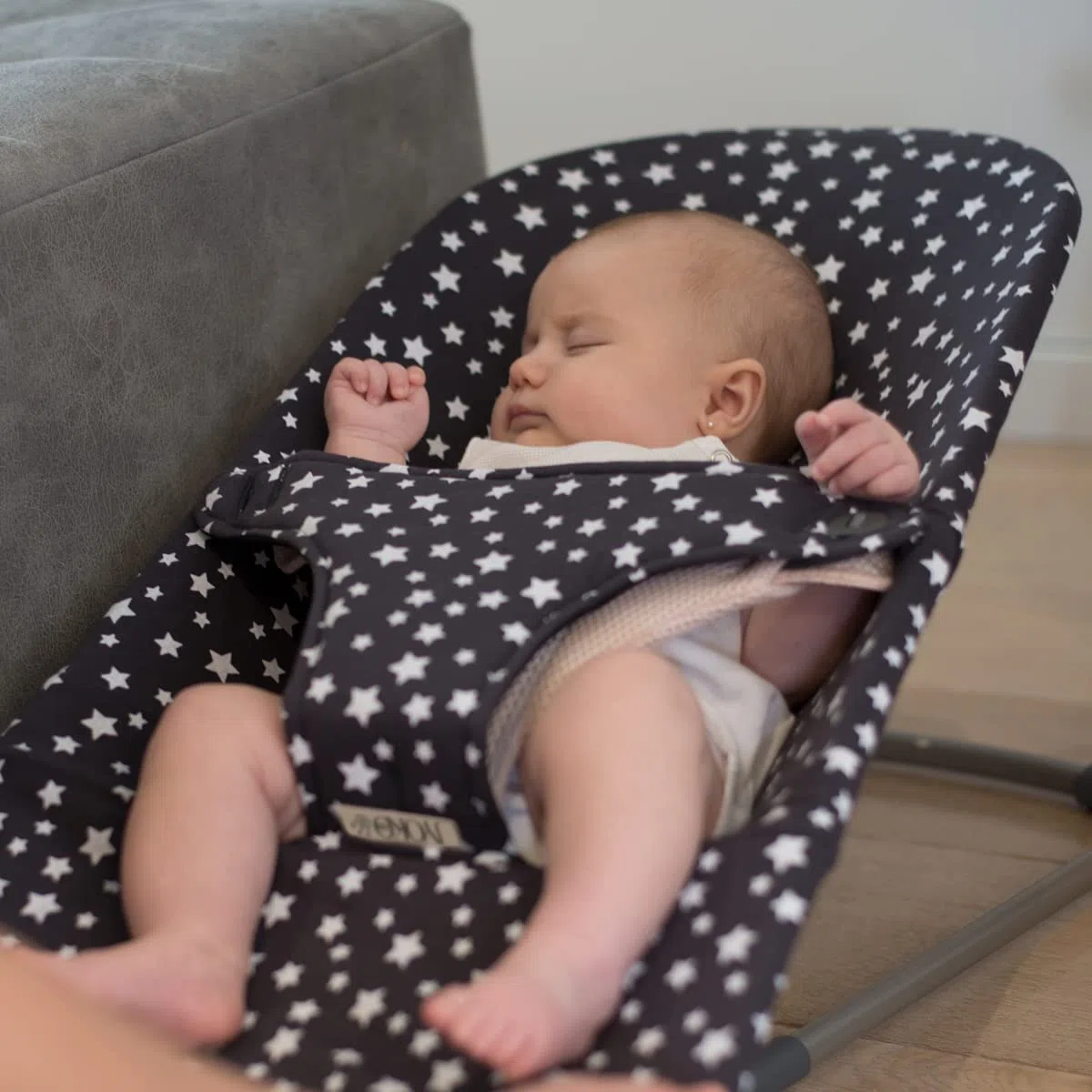 JYOKO KIDS Bezug kompatibel mit Babybjorn Bliss, Balance, Soft (Winter sky, Baumwolle)