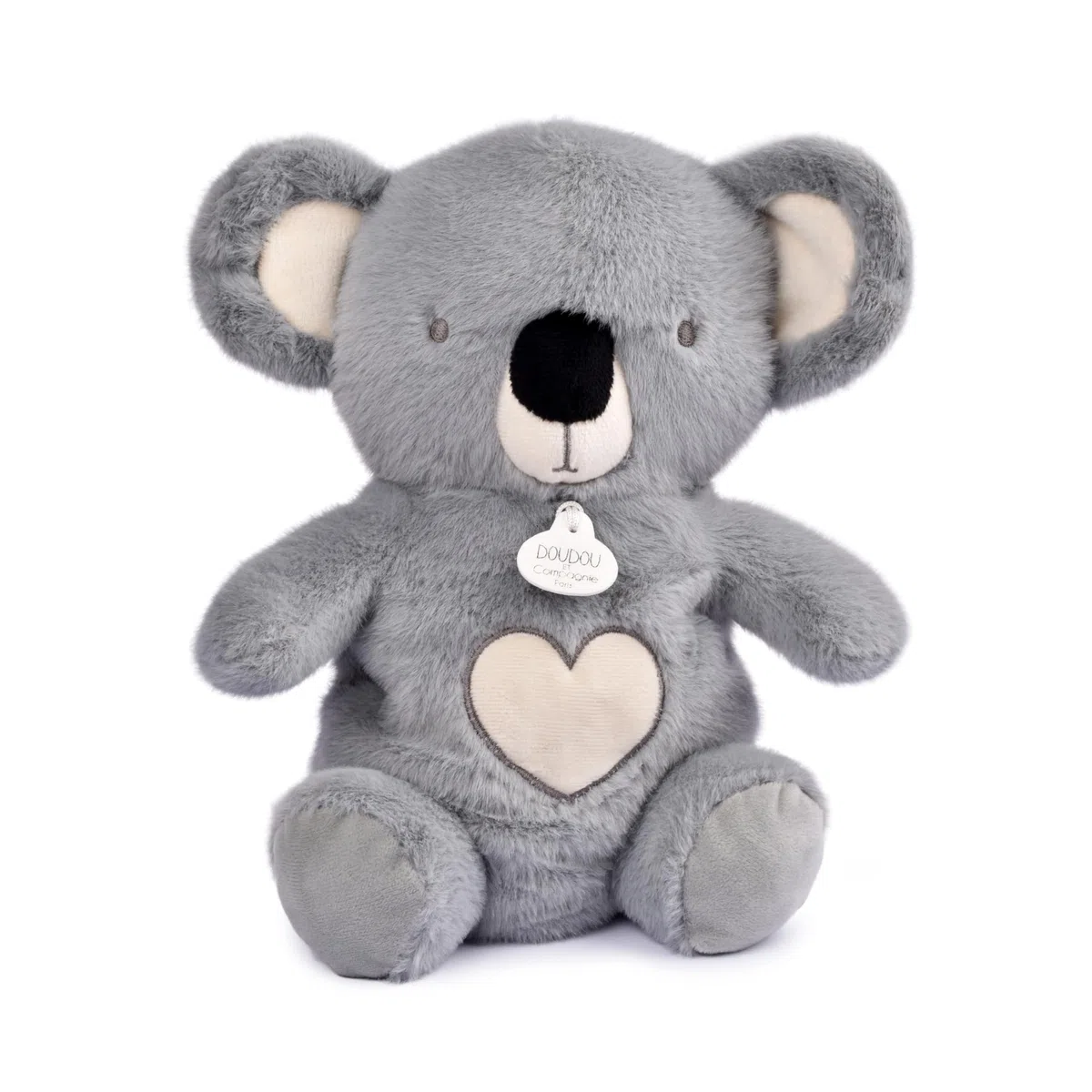 Doudou et Compagnie - Atmungsaktives Plüschtier Koala Respi'Rêves – 28 cm – Plüschtier mit Musik, beleuchtet, mit Atmungsbewegung – Schlafhilfe für Babys – Geschenk zur Geburt für Jungen und Mädchen