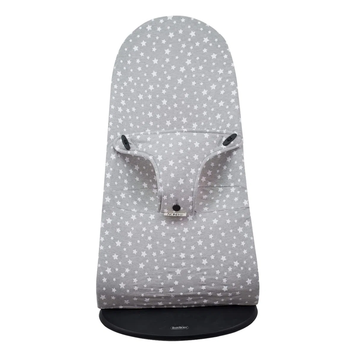 JYOKO Kids Bezug kompatibel mit Babybjorn Bliss, Balance, Soft (White Star, Baumwolle)