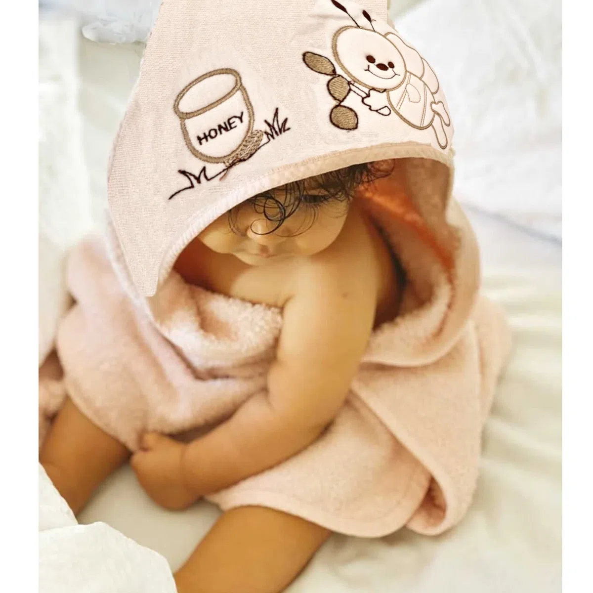 Blue Eyes Neugeborenen Baby Set 100% natürliche Baumwolle Erstausstattung Erstlingsausstattung Ausstattung Unisex Kleidung Geschenkset Badetuch mit 14 Teilig für Babys 0-4 Monate, mit Geschenketiket