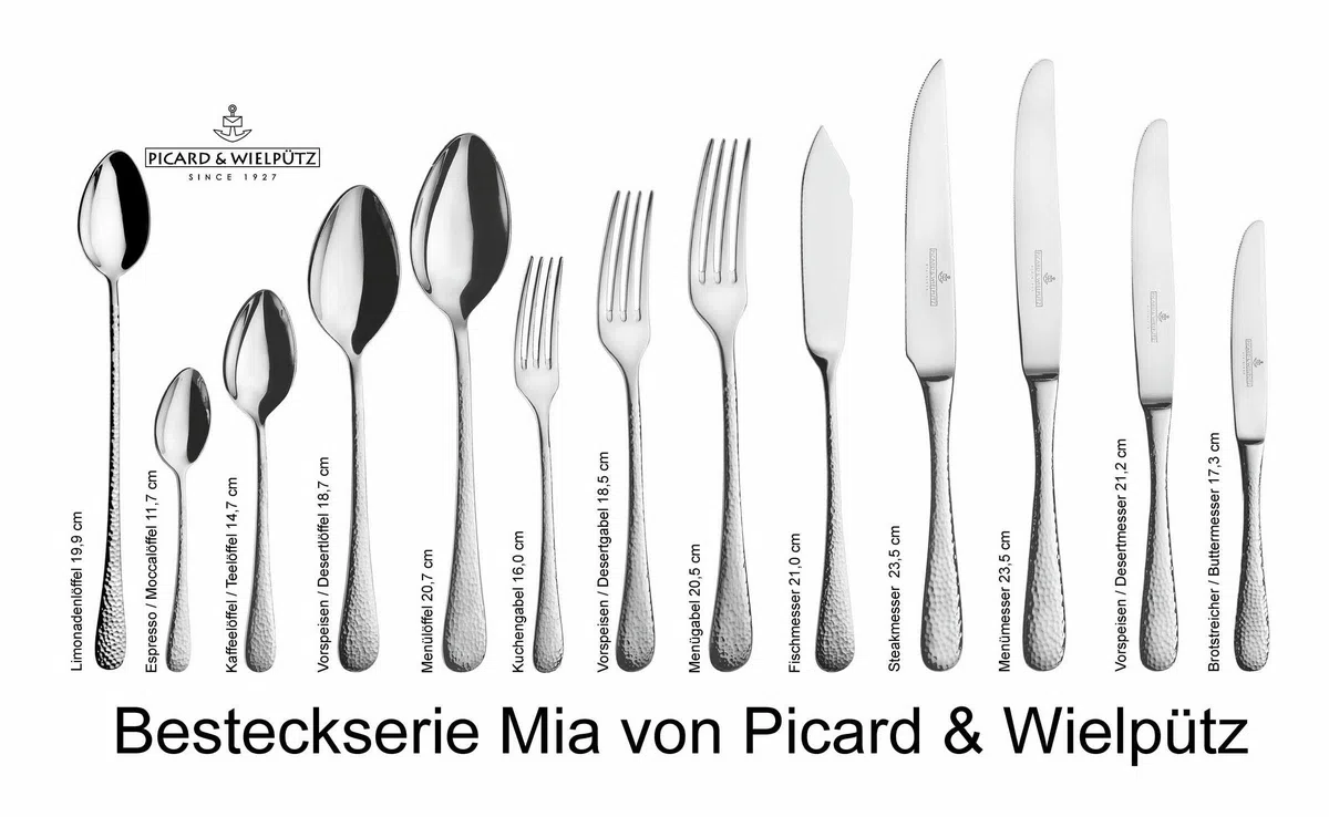 6 Limonadenlöffel, der Serie Mia von Picard & Wielpütz