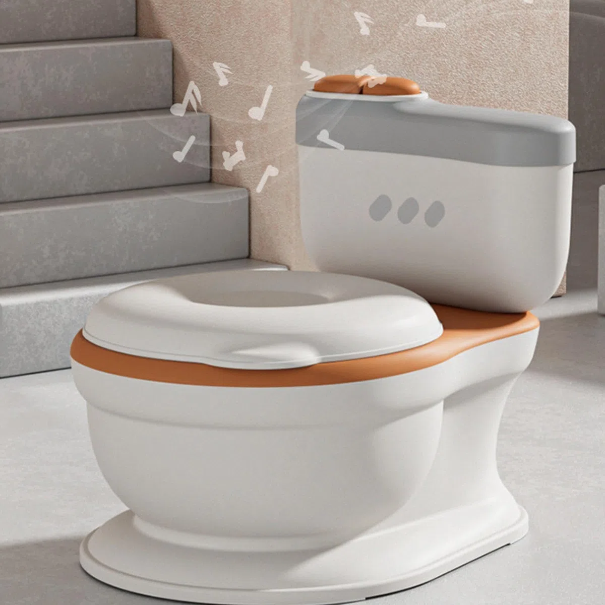 Trainingspotchen für Kleinkinder, Realistische Töpfchentoilette - Spritzwassergeschütztes Töpfchen Toilette für Kind - Allround Sicherheitsschutz Töpfchentraining Werkzeug für Kinder, und Meis