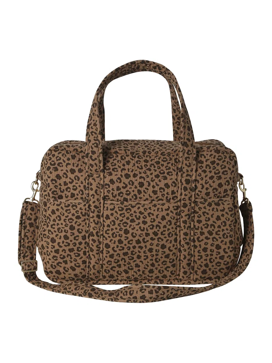 ENVIE DE FRAISE Wickeltasche, 24 oder 48 Stunden, Leopardenmuster, beige, Taille unique