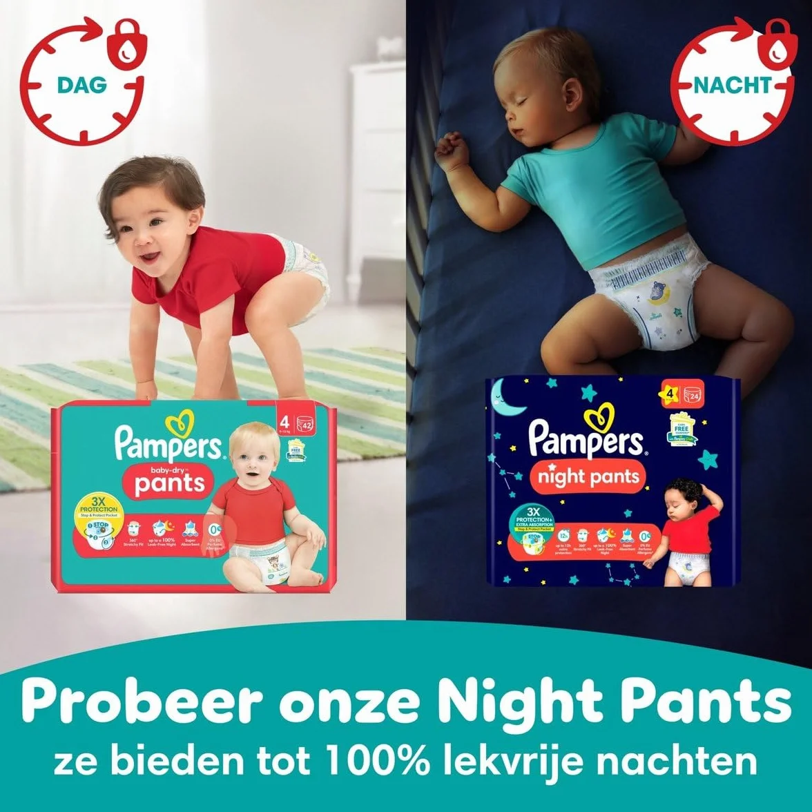 Pampers Baby Dry Pants - Größe 6 - Mega Pack - 80 Stück - 14/19 kg