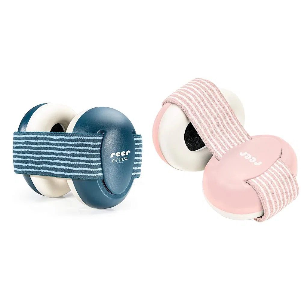 Reer Gehörschutz für Babys SilentGuard, besonders weich und leicht für den empfindlichen Babykopf & Gehörschutz für Babys SilentGuard, besonders weich und leicht für den empfindlichen Babykopf