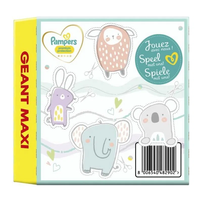 PAMPERS Premium Protection Taille 3 - 104 Couches