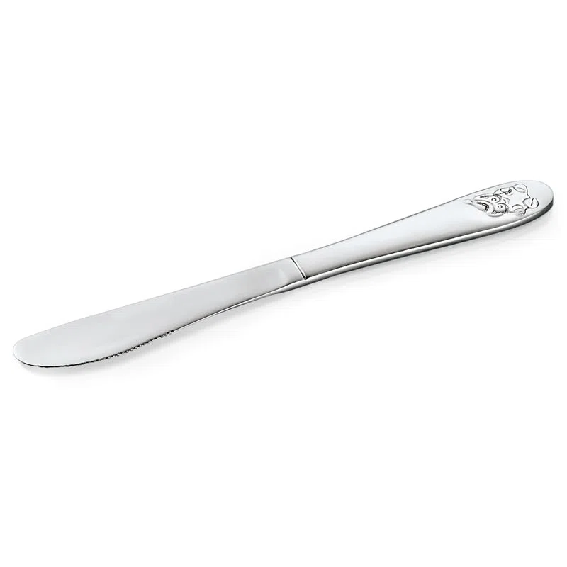60x Kindermesser Amelie Bär, Kinderbesteck Edelstahl 18/0, Löffel 17 cm