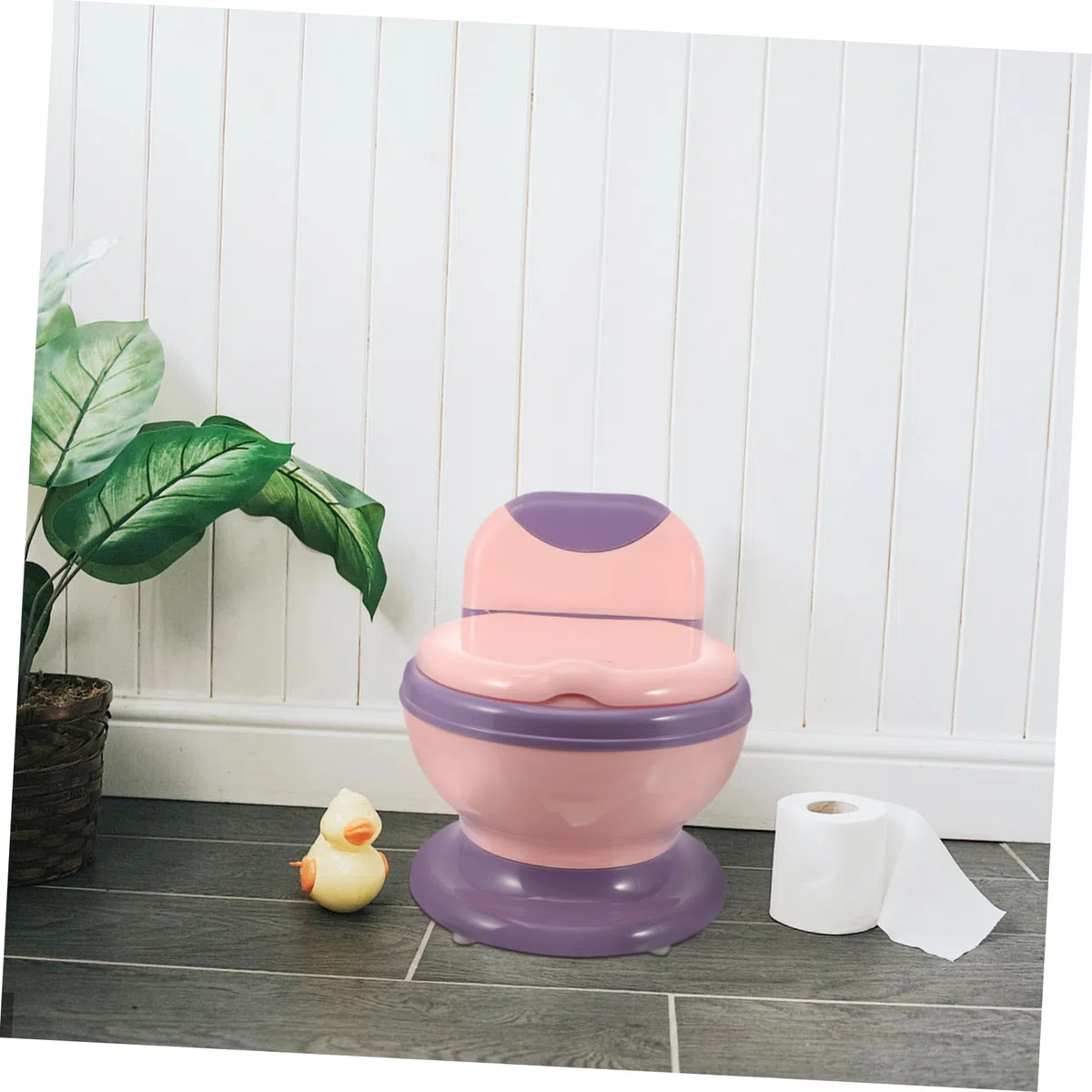 HEMOTON Toilette Für Kleinkinder Tragbares Töpfchen Mit Weichem Sitz Und Herausnehmbarem Einsatz Für Töpfchentraining Zu Hause Und Unterwegs Geeignet Für Jungen Und Mädchen