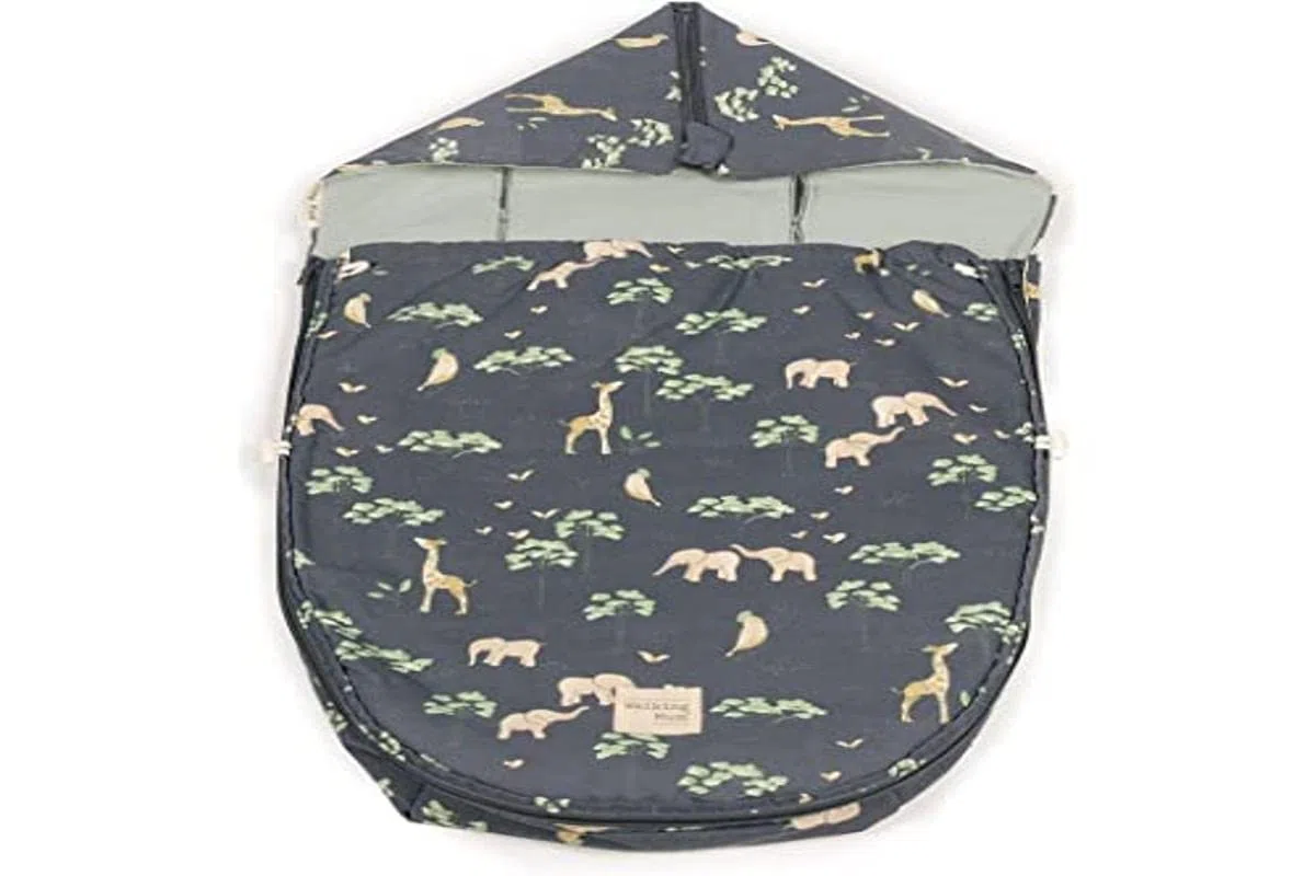 Walking Mum Baobab Gruppe 0 Schlafsack, gepolstert, für Babys, universell einsetzbar, kompatibel mit den meisten Babys, Farbe: Anthrazit, Maße: 40 x 80 cm.