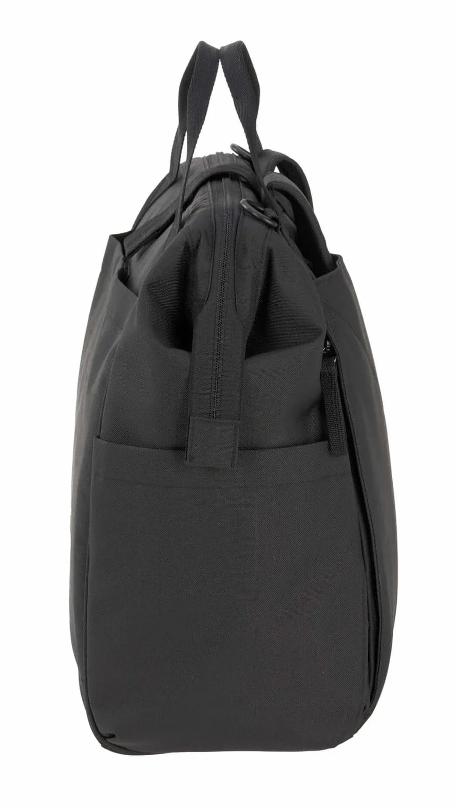LÄSSIG Baby Wickelrucksack Wickeltasche inkl. Wickelzubehör Rucksack mit Wickelunterlage nachhaltig produziert/Goldie Up Backpack black 1103034000