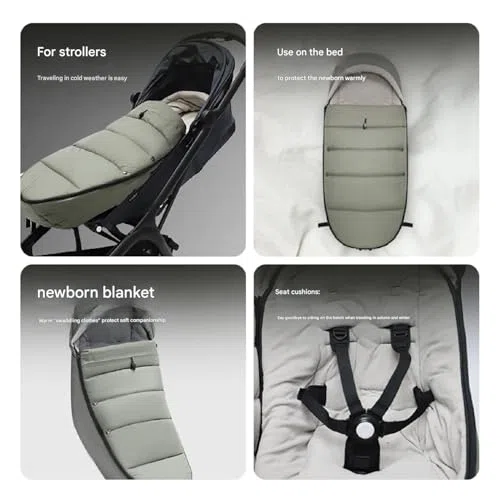Universal-Fußsack für Kinderwagen, Fußsack, wasserdicht und winddicht, Universal-Fußsack für Kinderwagen, passend für alle Kinderwagen
