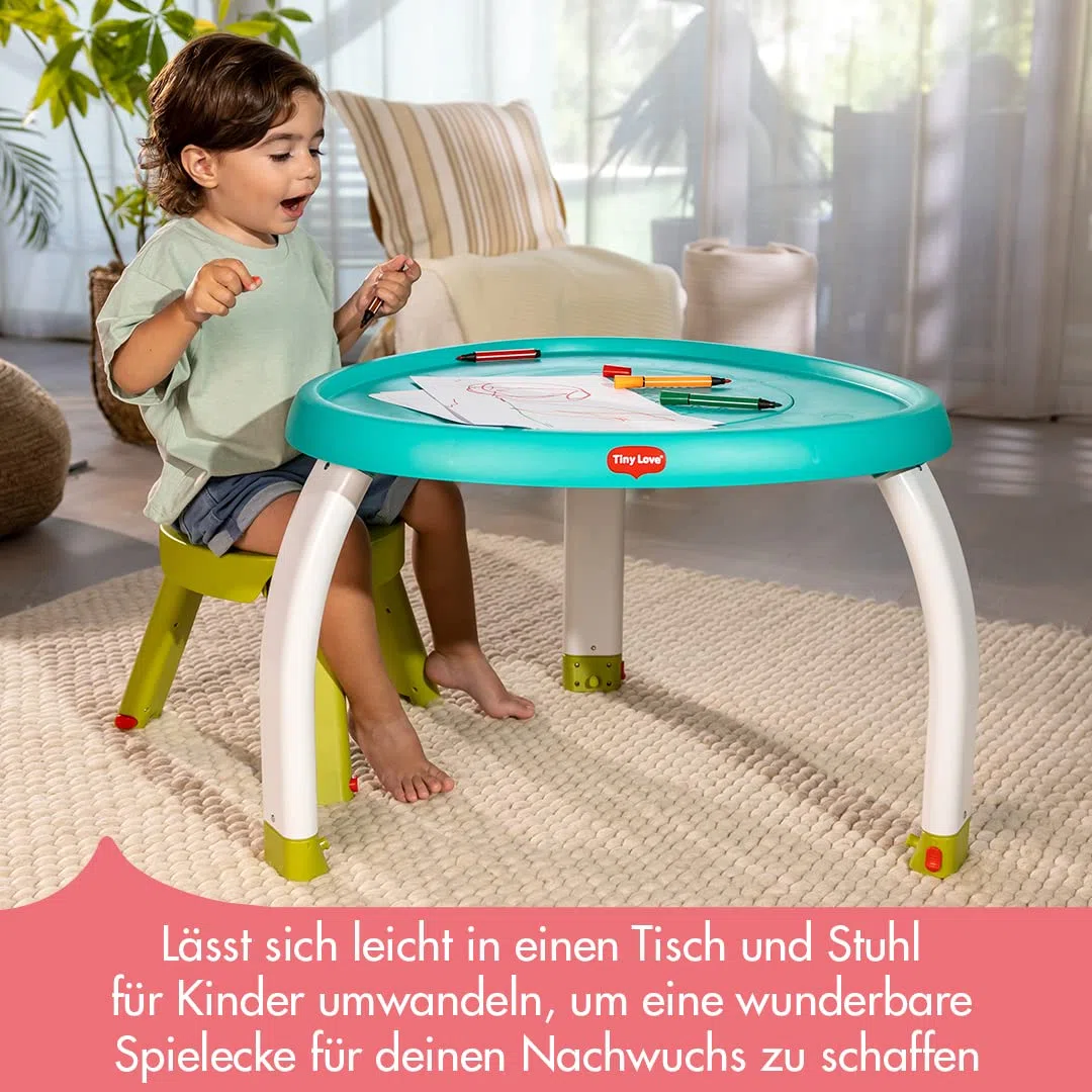 Tiny Love 5-in-1 Here I Grow Aktivitätszentrum, Entertainer, Aktivitätszentrum für Babys und Kleinkinder, 0 Monate +, Meadow Days