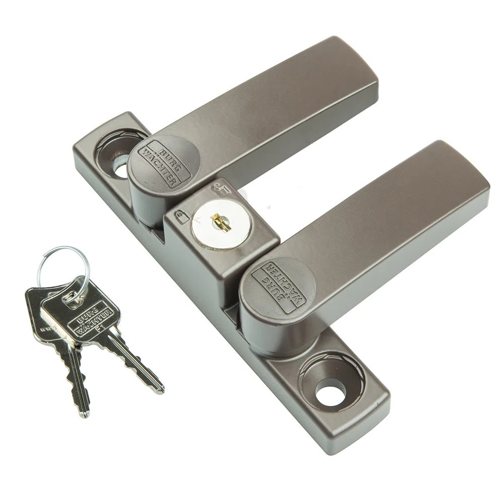 Burg Wächter Winsafe WS 22 BR SB Fenstersicherung, Braun, 205 x 150 x 46 (Packung mit 3)