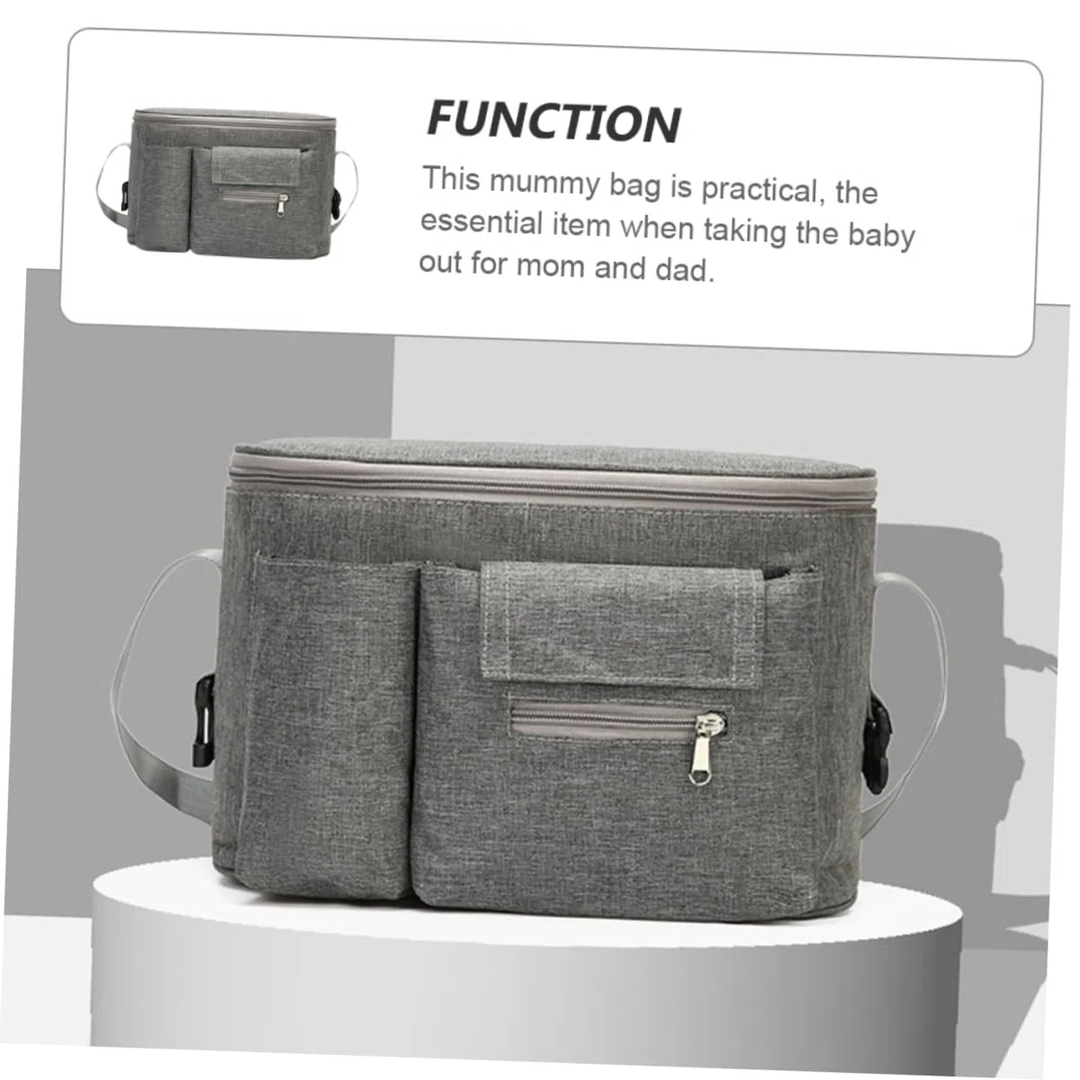 ibasenice 2stücke Multifunktionale Wasserdichte Wickeltasche Für Kinderwagen Zum Aufbewahren Von Babyflaschen Und Zubehör Mit Praktischem Design Für Eltern Unterwegs
