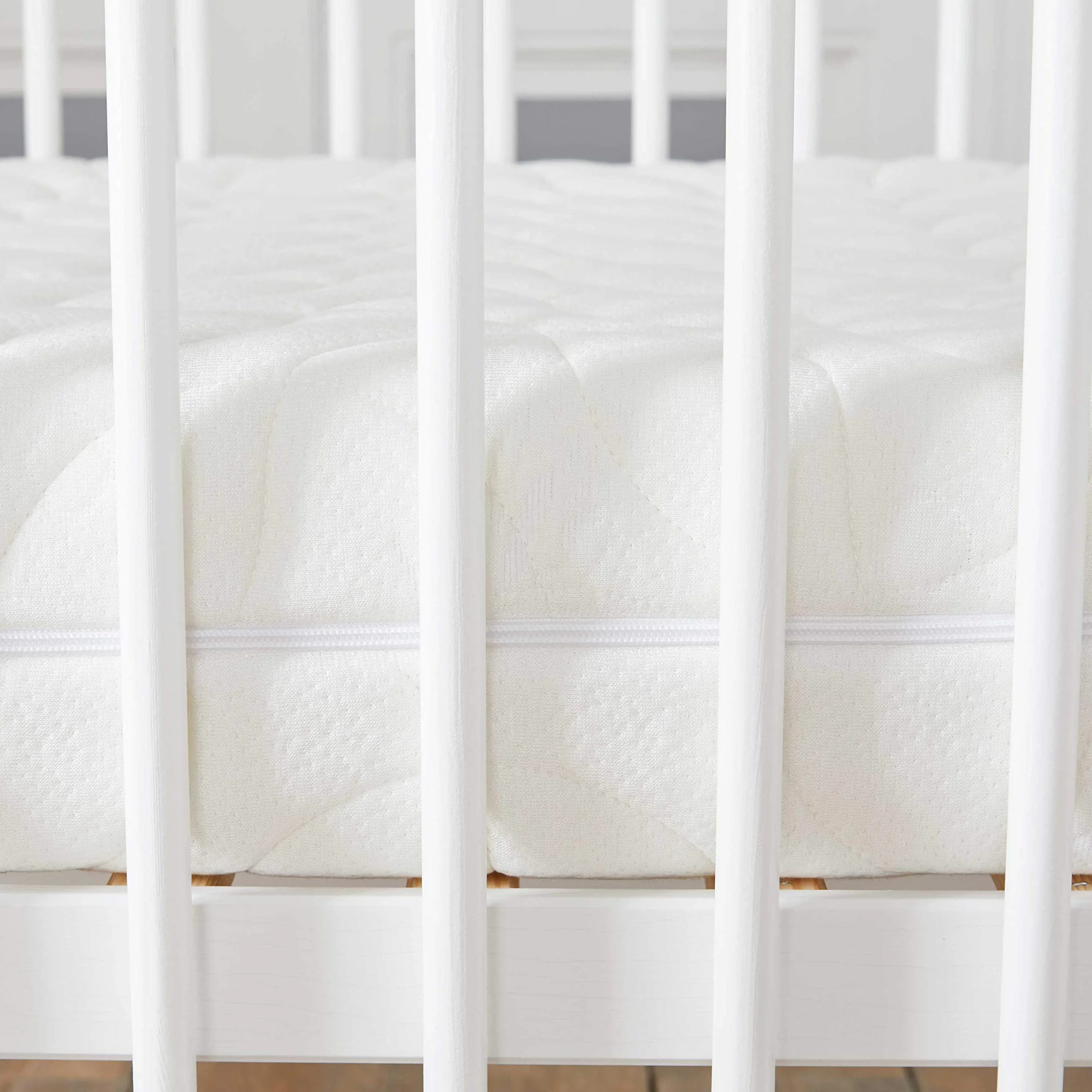 Babysom - Babymatratze Bambus | 70x140 cm | Kindermatratze | Naturfaser | Atmungsaktiv | Bezug abziehbar | Luftdurchlässiger Kaltschaum | Geprüft | Höhe 10cm