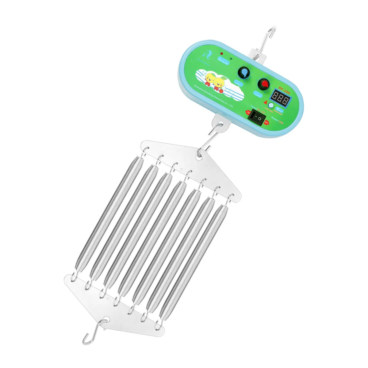 Motor Federwiege, Federwiege Baby Hängende Elektrische Wiege-Steuerung mit Einstellbarer Timer-Schaukel-Feder für Baby-Wiege und Baby-Hängematte