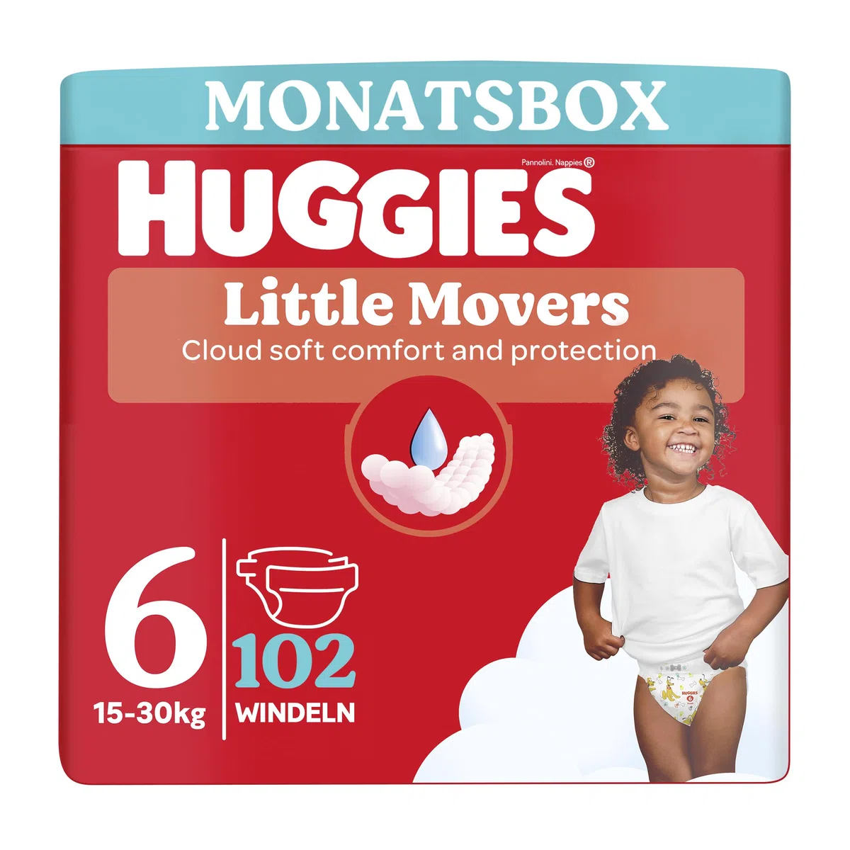 Huggies Baby-Windeln Little Movers Disney Größe 6, 102 St. (3 x 42)