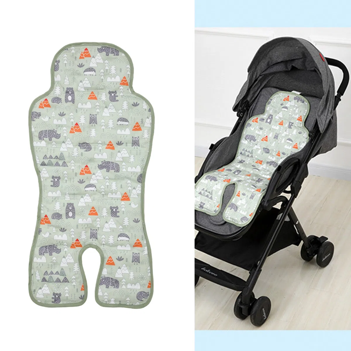 Kühlkissen für Kinderautositze und Kinderwagen, doppelseitiges Design, Kinderwagen, Kühlkissen für komfortable Fahrten an heißen Tagen, kühle Sitzeinlagen
