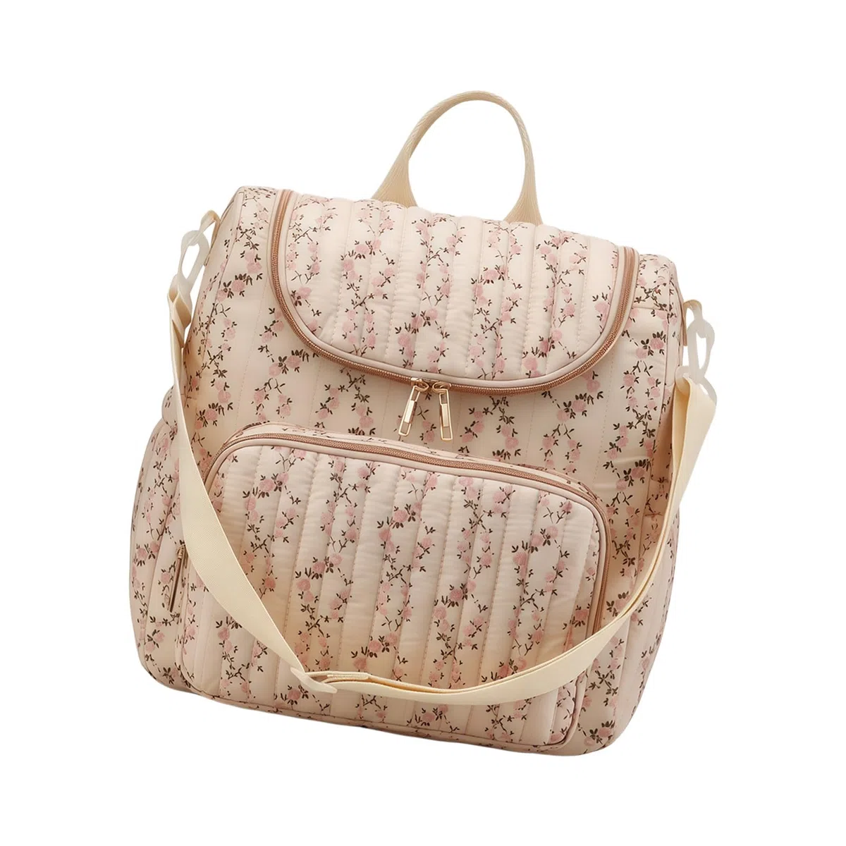 Praktischer Rucksack mit mehreren Aufbewahrungszonen, Haken und Wickeltasche aus Wassermaterialien, A, One Size, Massenschönheit