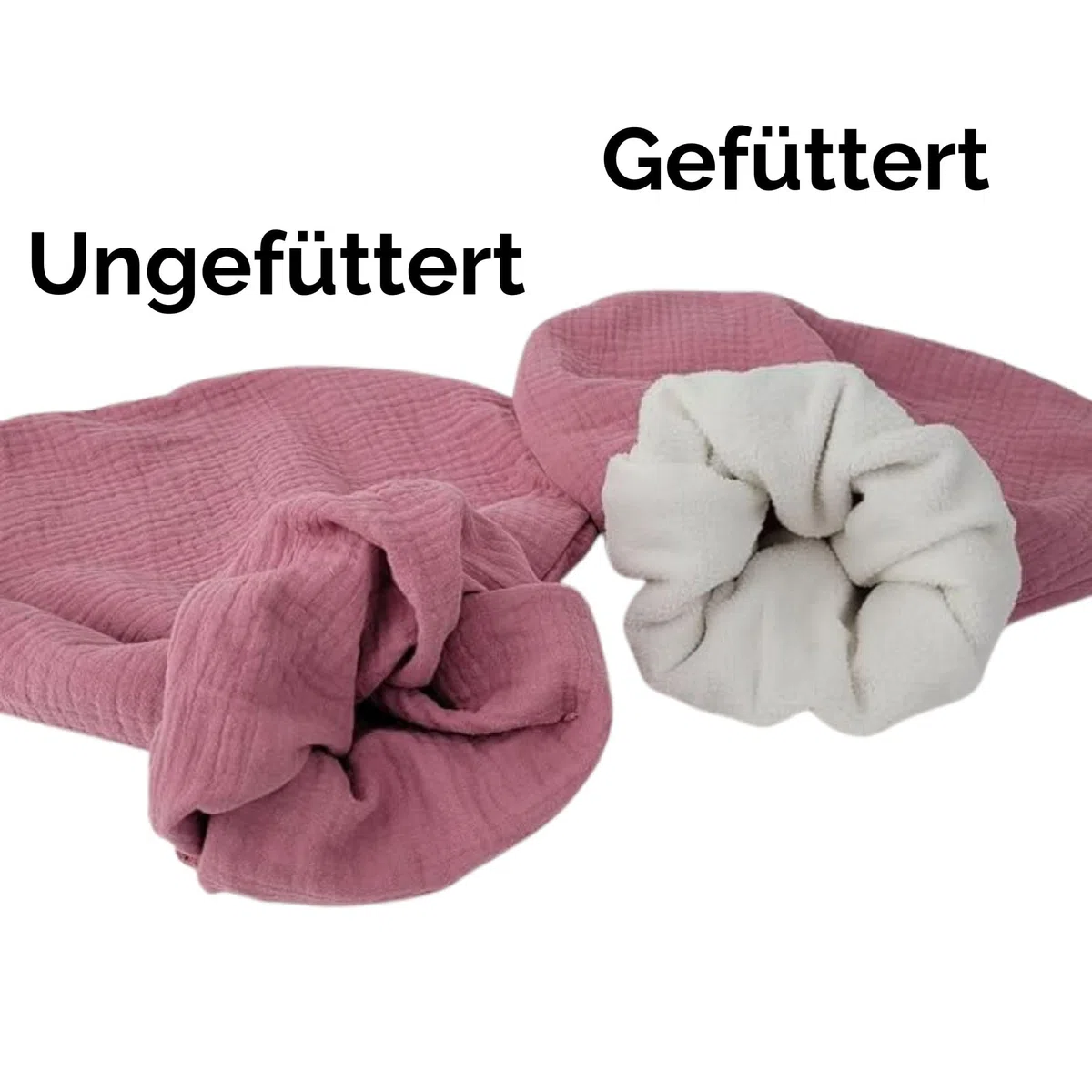 Lilakind“ Baby Musselin Strampelsack | Kleinkind Musselin Schlafsack | Made in Germany - Beere Rosa Grau Grün Petrol Waldgrün Weiß Ungefüttert Gefüttert Gr. 0-36 Monate