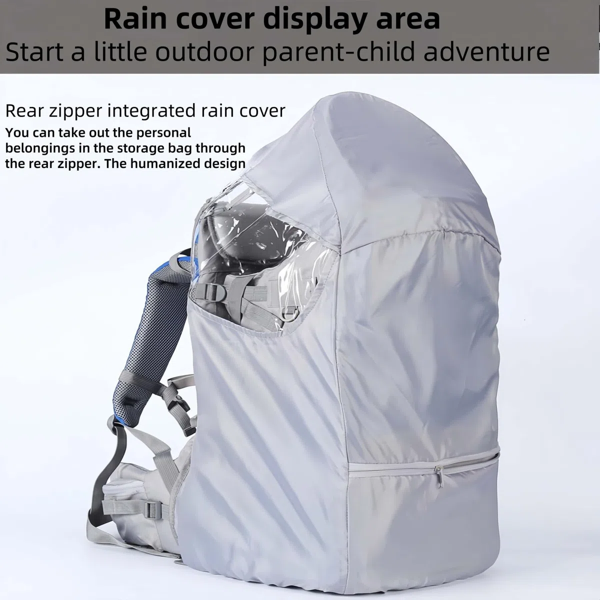 Babytrage-Rucksack – Ergonomische Kindertrage zum Wandern, Reisen und für Outdoor-Abenteuer – 6 Monate bis 6 Jahre (bis 30 kg)