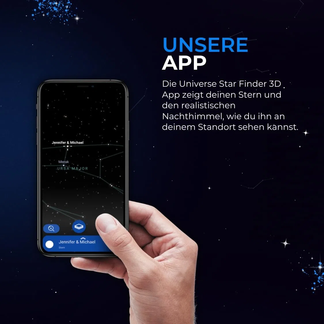 Sterntaufe - Stern kaufen oder schenken - Sichtbarer Stern