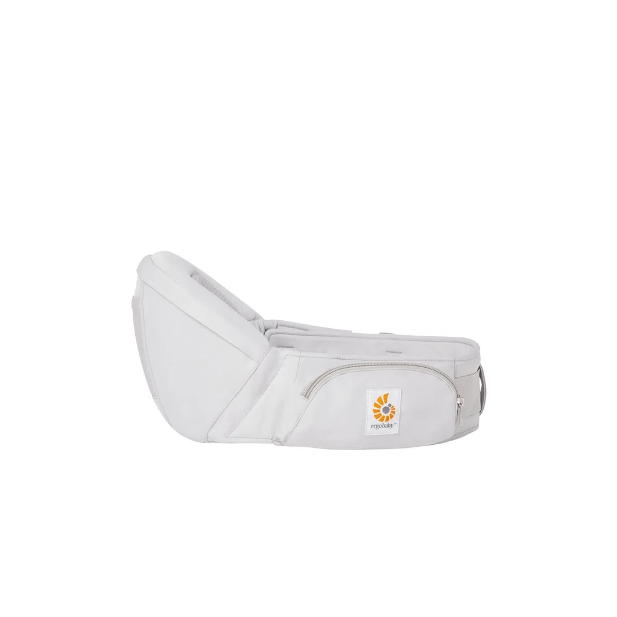 Ergobaby Lift Hip Seat Babytrage mit Babyhüftsitz für Babys und Kleinkinder ab 6 Monaten (7,7 kg - 20,4 kg), Hüftsitz Trage Hüfttrage, Pearl Grey