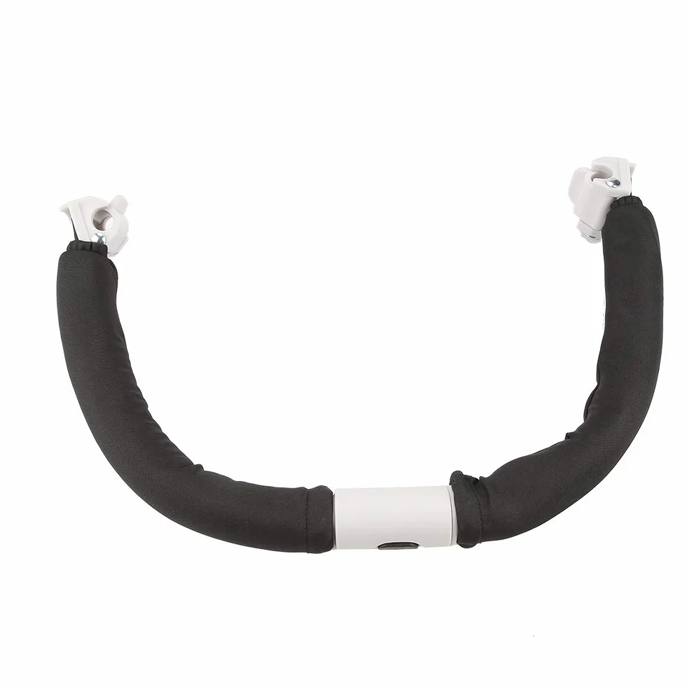 Kinderwagen Sicherheitsbügel, Universal Kinderwagen Bügel Kinderwagen Griff Schutzbügel Ersatz Verstellbarer Kinderwagen Lenkstange Sichere Armlehne, Kinderwagen Zubehör (BLACK)