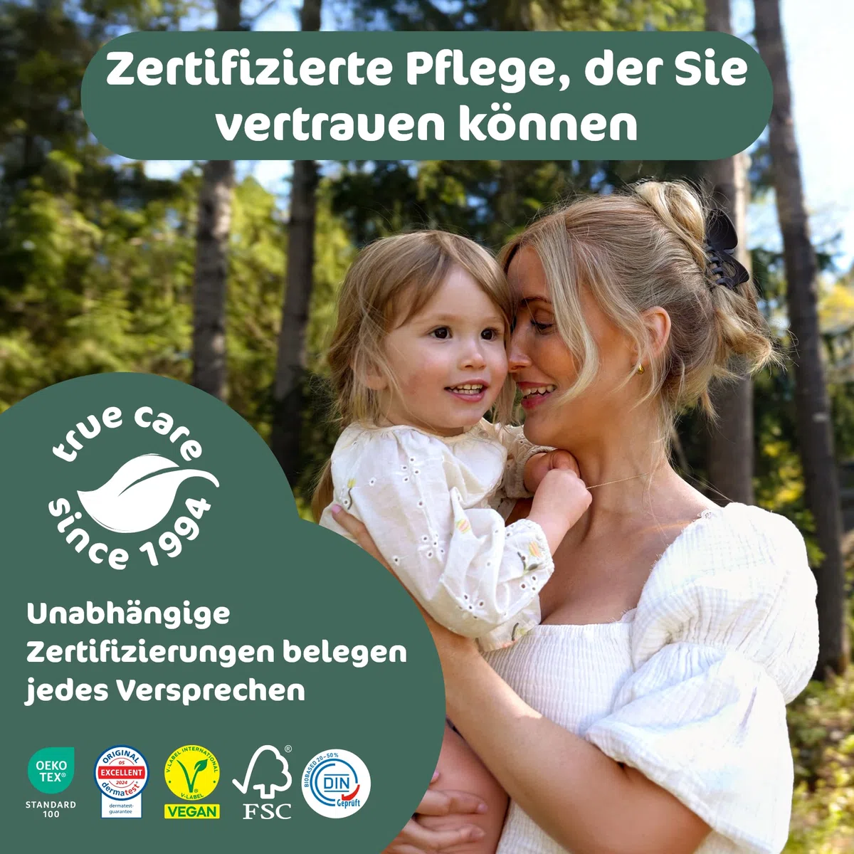 Naty BioEmbrace Baby Windeln Größe 4 (7–18 kg) 88 Stück Hypoallergen Saugstark Auslaufschutz