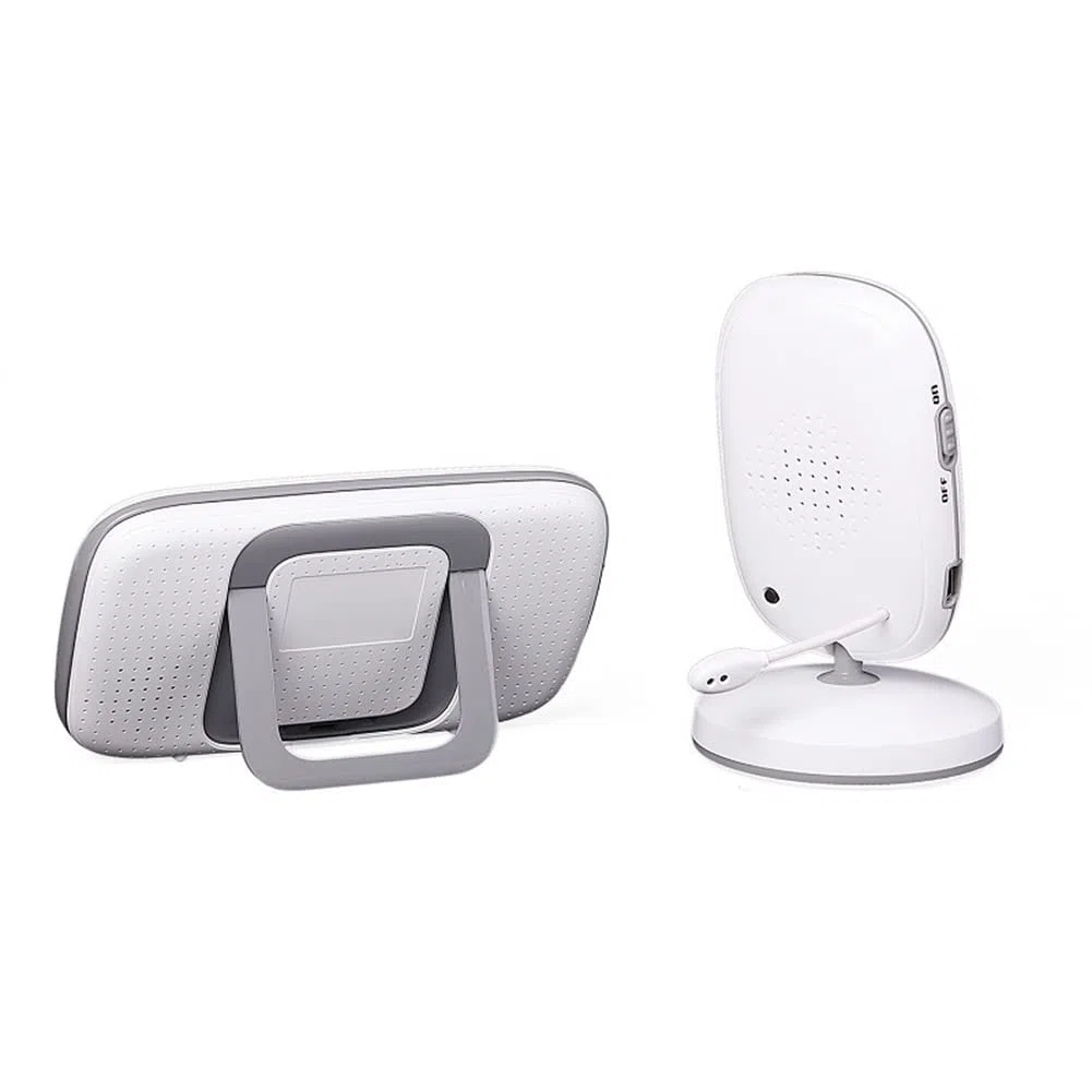 GOSIA Videomonitor ohne LCD, Farbe, 3,2 Zoll, Nachtsicht, 5 m, Monitor für Kindermädchen, Video, ohne für Bebek Lullabies Überwachung VB603 EU-Stecker