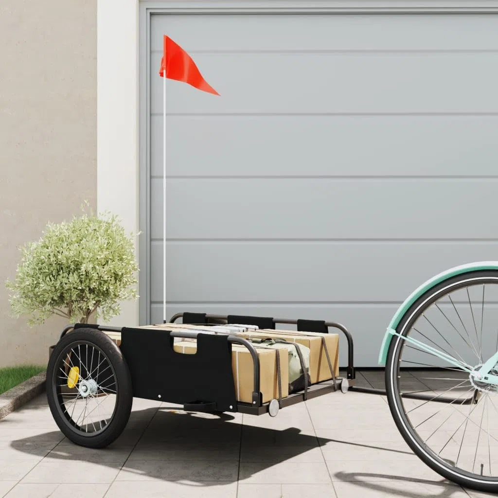 AUVYI Fahrradanhänger Fahrrad-Lastenanhänger Modern Möbelbau Vielseitige Anhänger für den Transport Schwerer Güter Praktisches