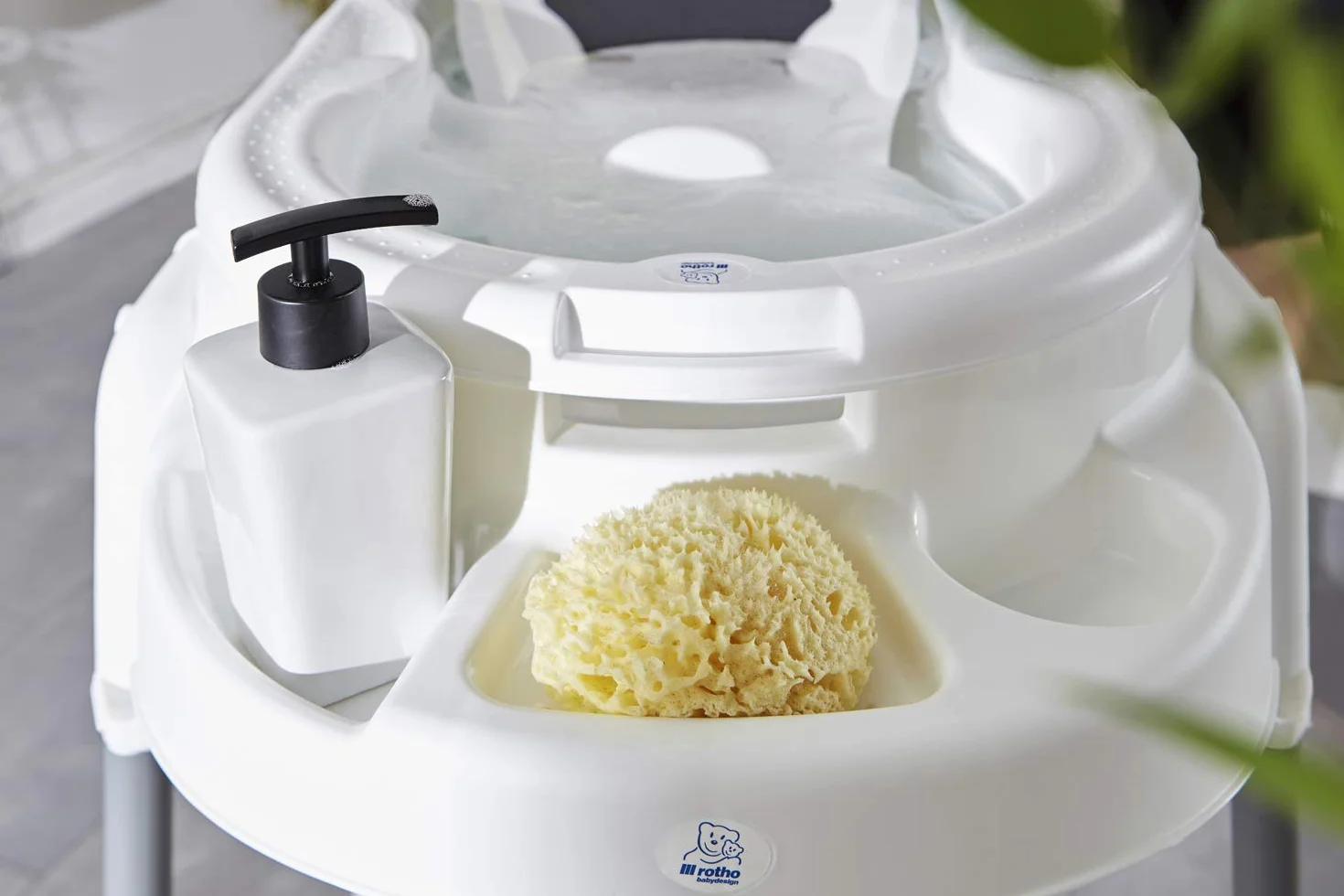 Rotho Babydesign TOP Xtra Badewanne - Badewanne - Babybadewanne - Kinderbadewanne - Duschbadewanne - weiss