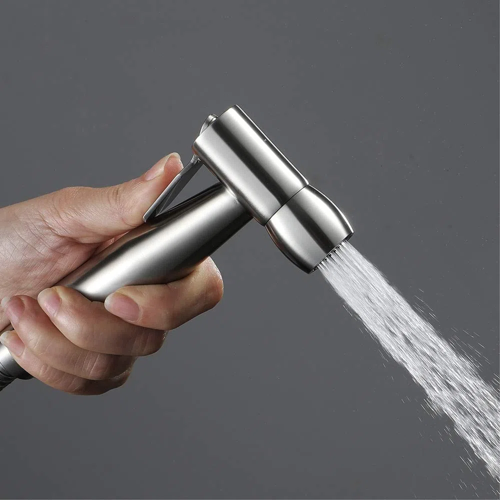 ToiletSprayer Tragbarer Duschsprühkopf aus Edelstahl, Anzug for Badezimmer, Stoffwindel, Haustierwaschmaschine und persönliche Hygiene,B(A)