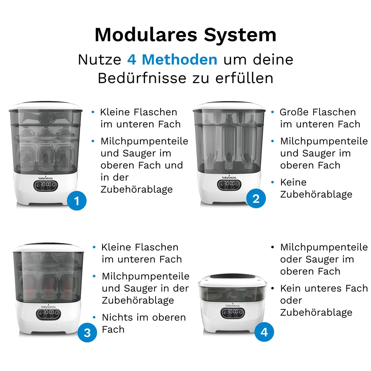Baby Brezza Instant Warmer & Sterilizer Dryer Bundle – Premium Set für sofort warmes Wasser, automatische Babyflaschen Zubereitung sowie hygienisches Sterilisieren & Trocknen von Flaschen und Zubehör