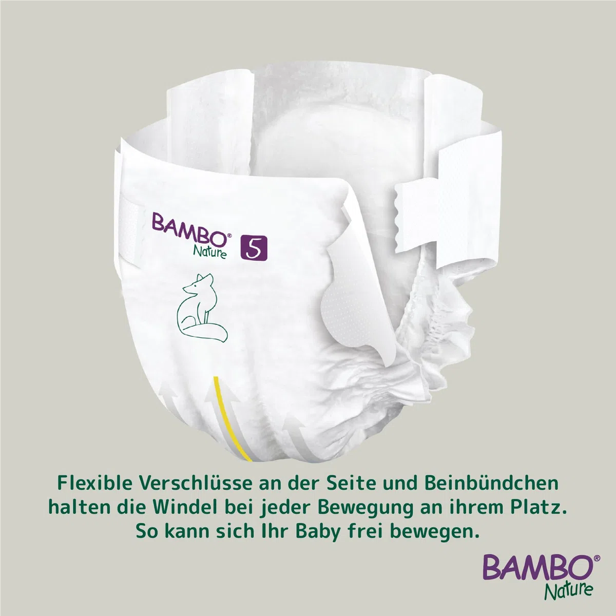 Bambo Nature Windeln Junior 5, 4,77 kg, 3 Stück