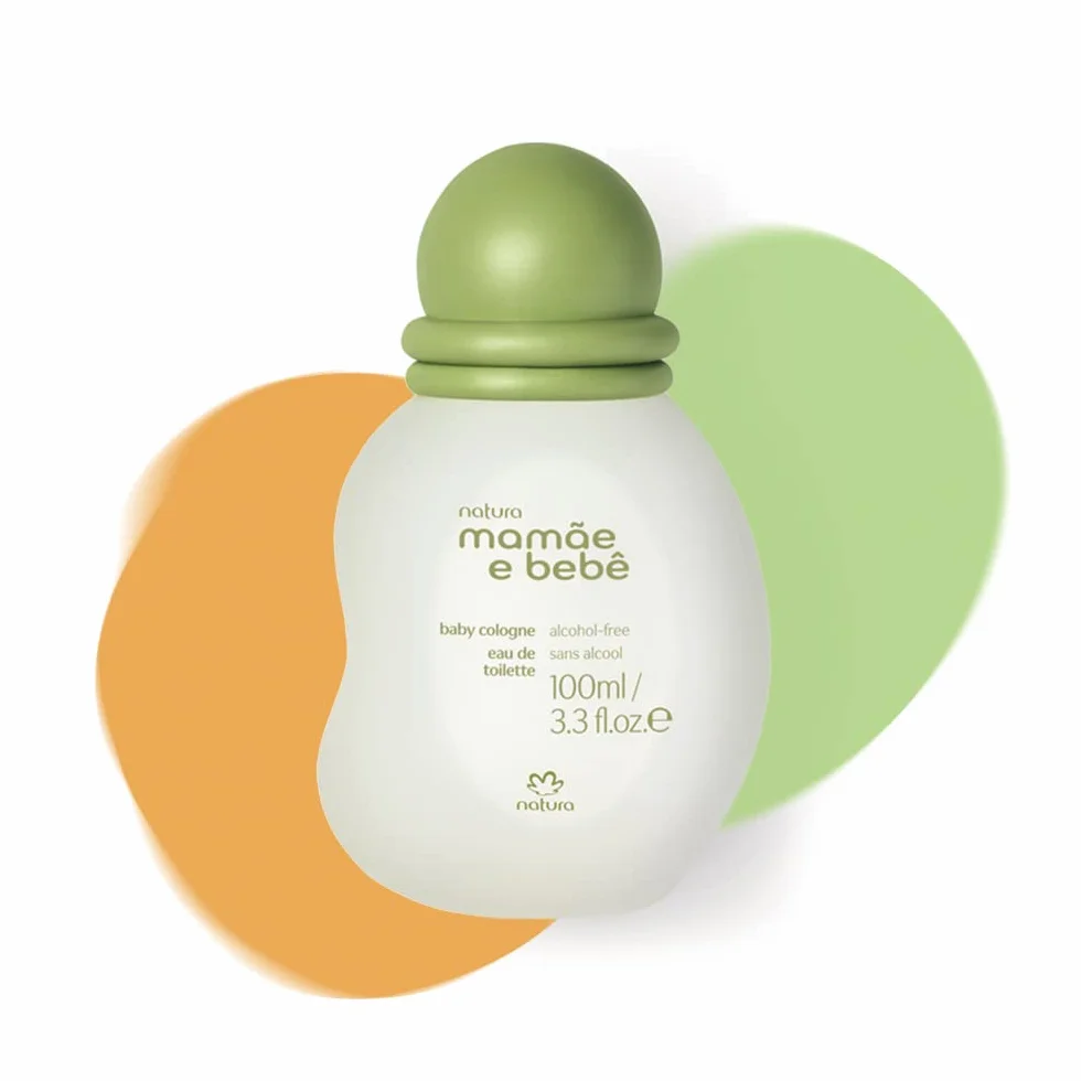 NATURA - Mamae e Bebe Babyduft - Für die Baby-Hygiene - Parfümiert die Babyhaut - Dermatologisch getestet - Von Kinderärzten für gut befunden - 100% vegan - Cruelty Free - 100 ml