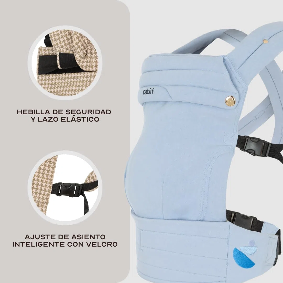 Babytrage Ergonomisch Unisex Baby von 3.2 bis 16 kg Atmungsaktiv Baumwoll Lätzchen Waschbar Gepolstert Verstellbar Mehrere Tragepositionen für jedes Wetter Hypoallergen
