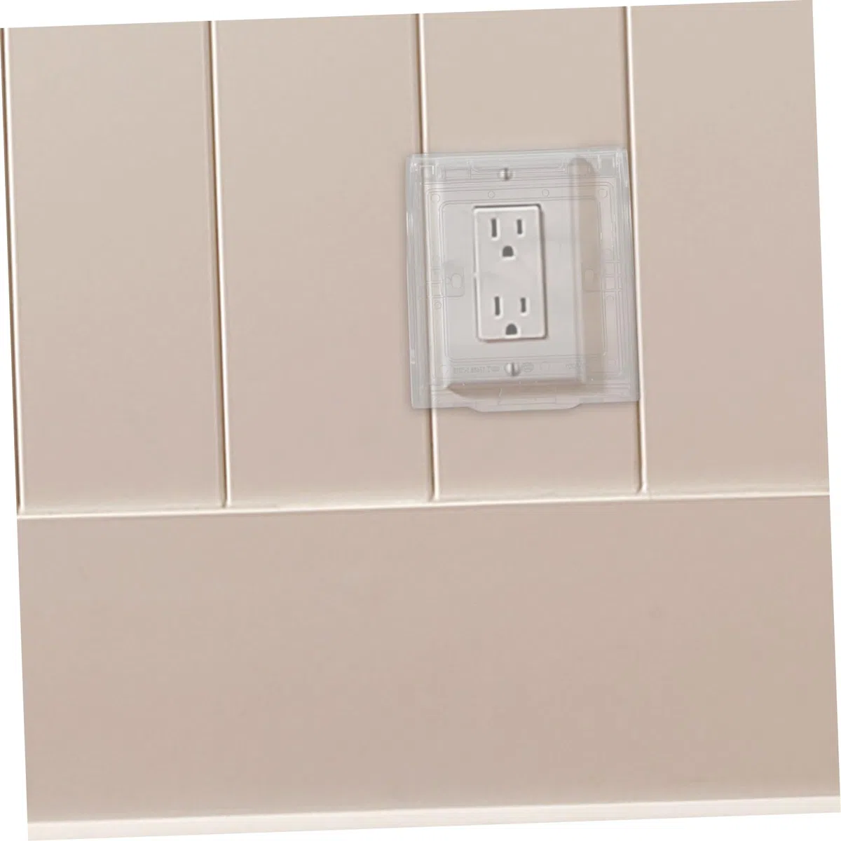 WOONEKY 10stücke Babyproof Steckdosenschutz Transparente Sicherheitsabdeckung Für Elektrische Steckdosen Kindersichere Wandsteckdosenabdeckung Installieren Schutz Vor Elektrischem Zugang